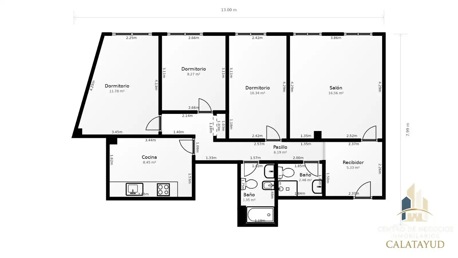 Flat for sale in Calatayud ciudad