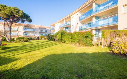 Exterior view of Flat for sale in Sant Feliu de Guíxols  with Air Conditioner, Heating and Private garden