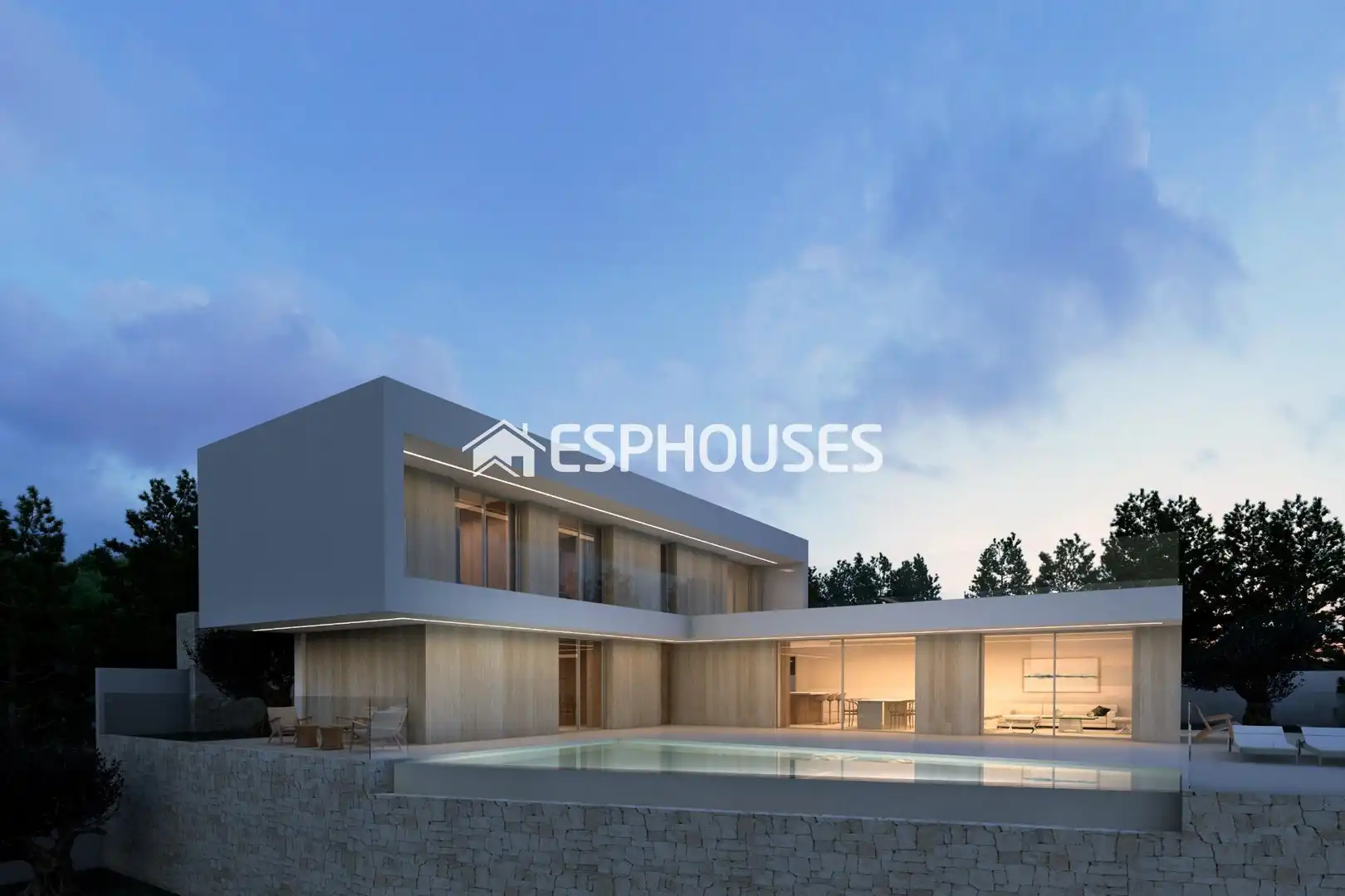 Casa con terraza en venta en La Fustera