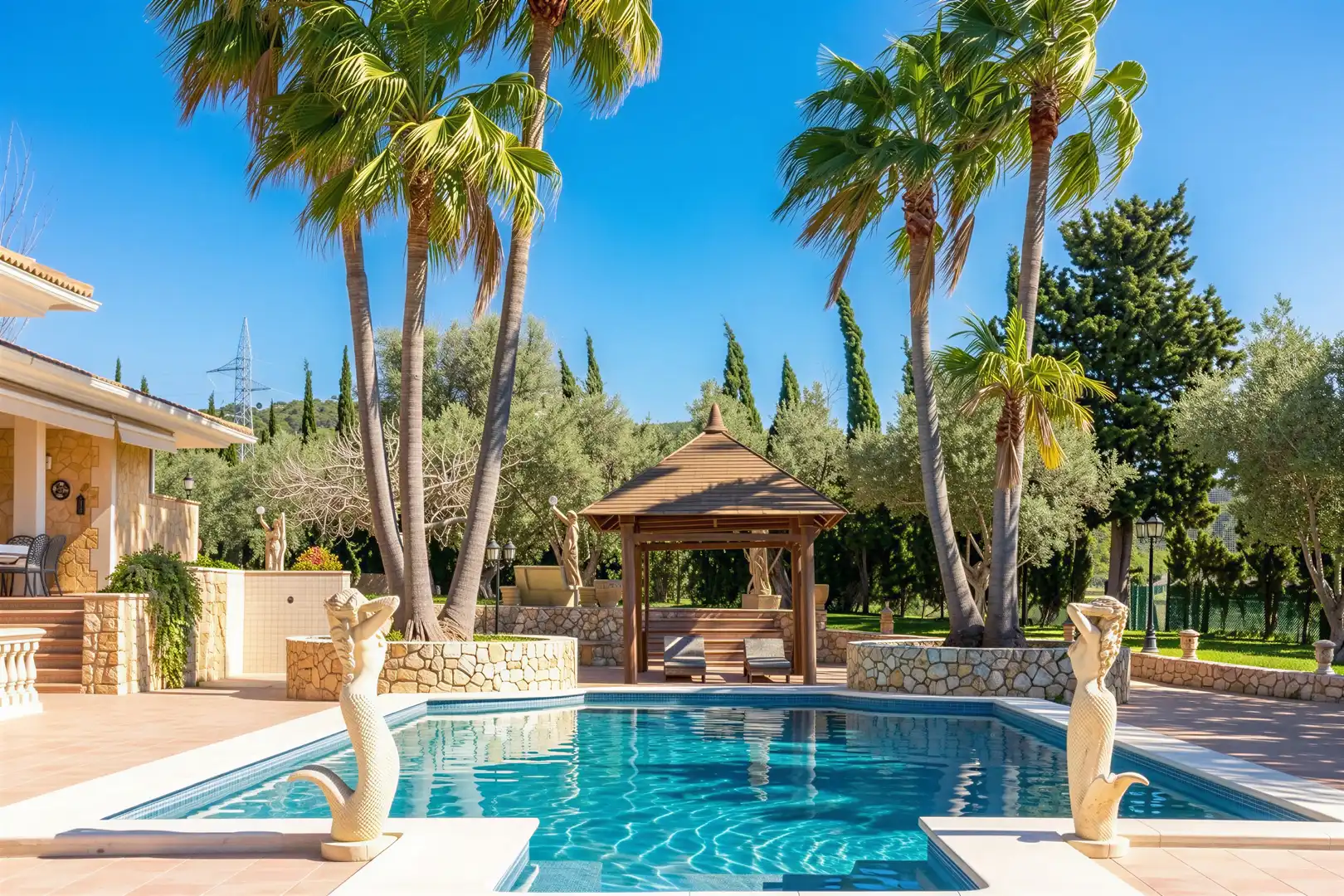 Piscina de Finca rústica en venta en Marratxí con Aire acondicionado, Calefacción y Trastero