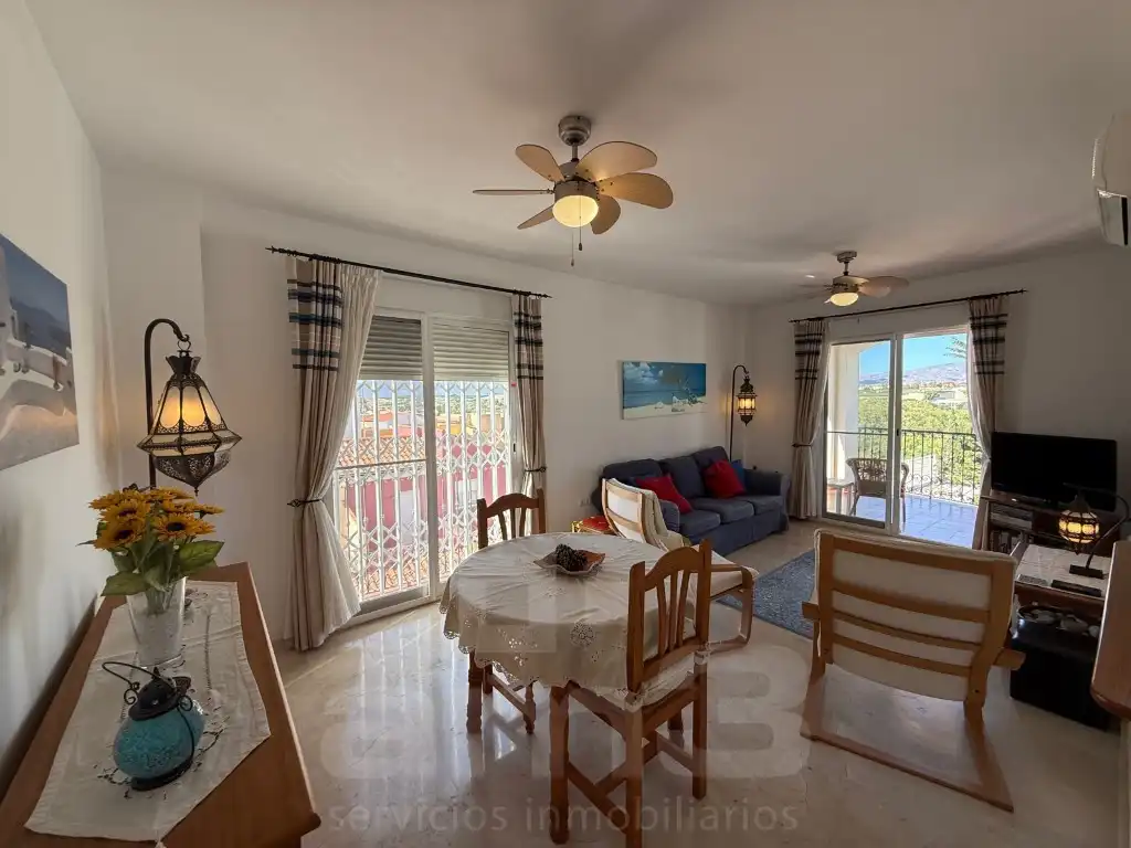 Sala de estar de Ático en venta en Vera con Piscina y Amueblado