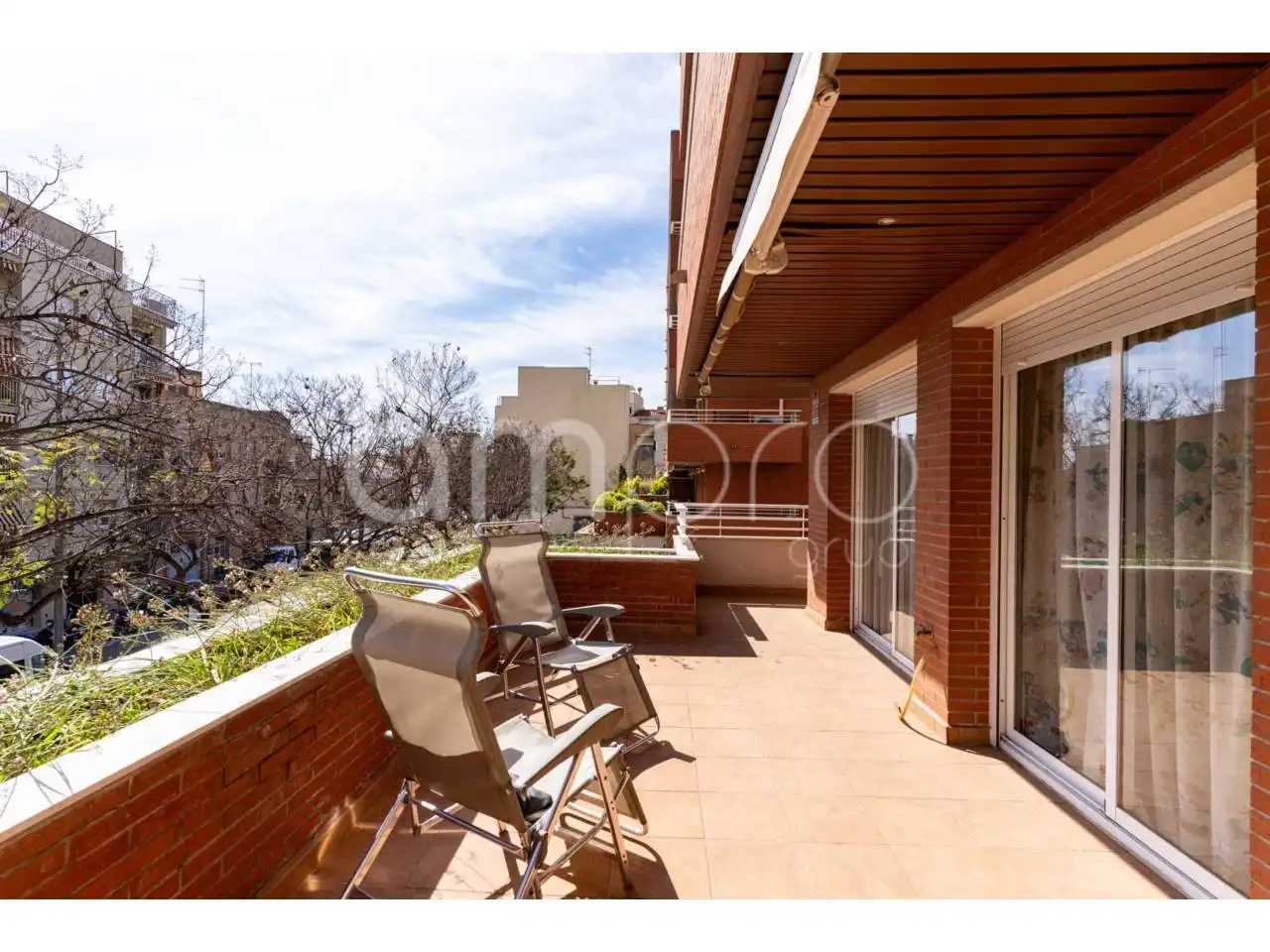 Terrasse von Wohnung zum Verkauf in Vilanova i la Geltrú mit Klimaanlage, Heizung und Terrasse