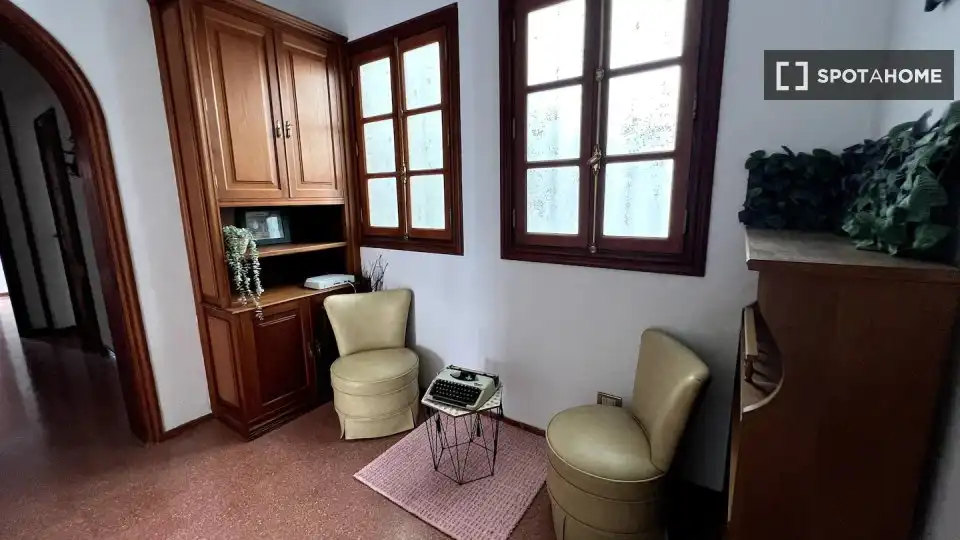 Sala de estar de Piso de alquiler en Las Palmas de Gran Canaria con Aire acondicionado, Calefacción y Amueblado