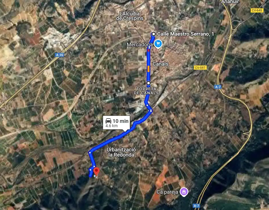 Vista exterior de Casa o chalet en venta en Montesa con Calefacción, Jardín privado y Terraza