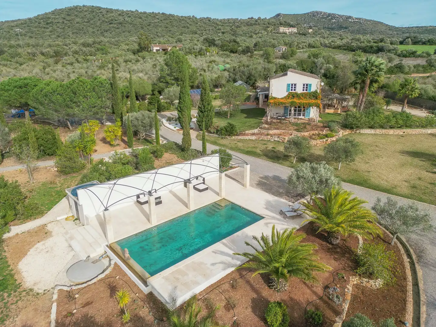 Exterior view of Country homes for sale in Manacor  with Air Conditioner, Heating and Storage room