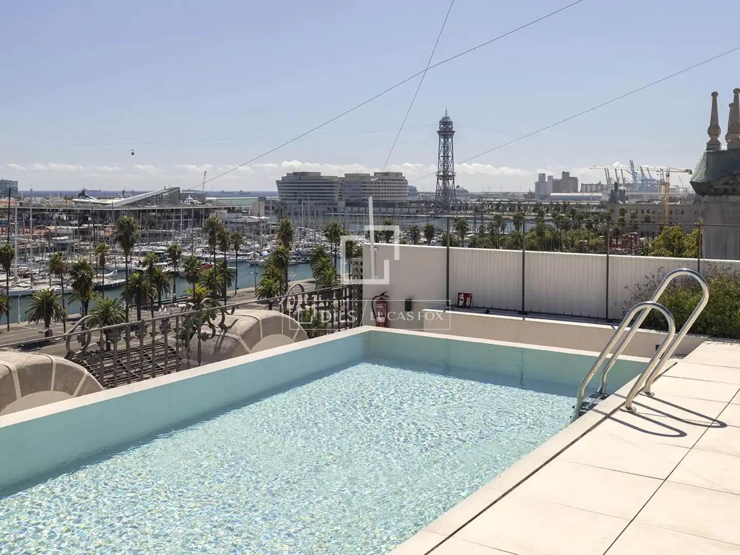 Piscina de Loft de alquiler en Barcelona con Aire acondicionado, Calefacción y Parquet