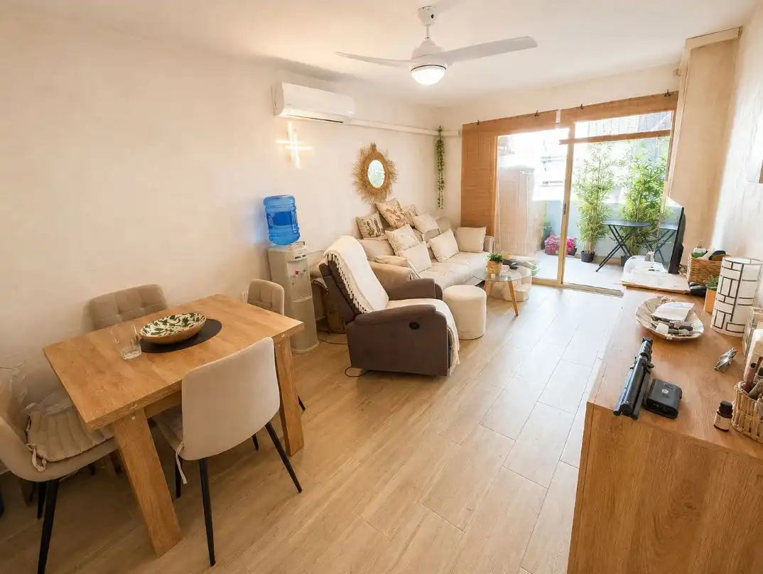 Sala de estar de Apartamento en venta en Calpe / Calp con Aire acondicionado, Calefacción y Terraza
