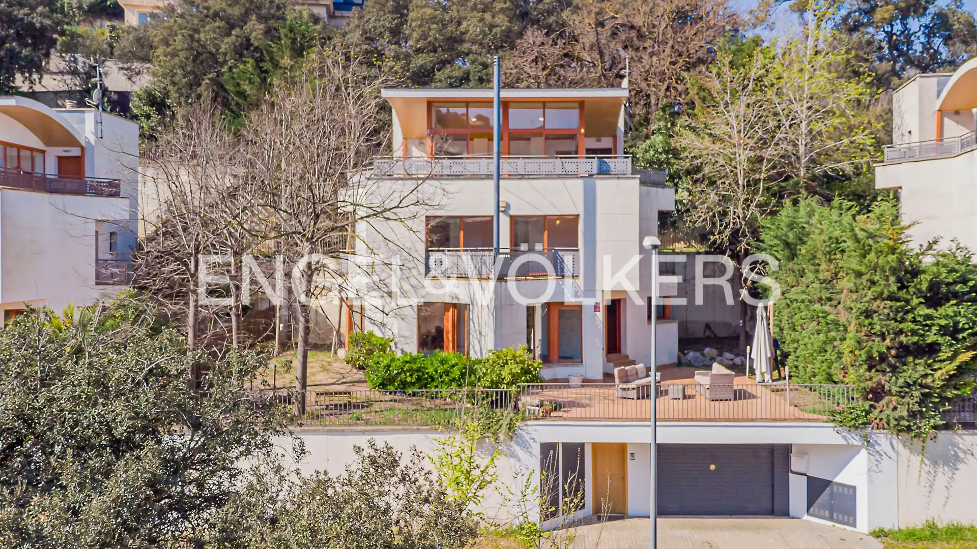 Vista exterior de Casa o chalet en venta en  Barcelona Capital con Aire acondicionado, Calefacción y Jardín privado