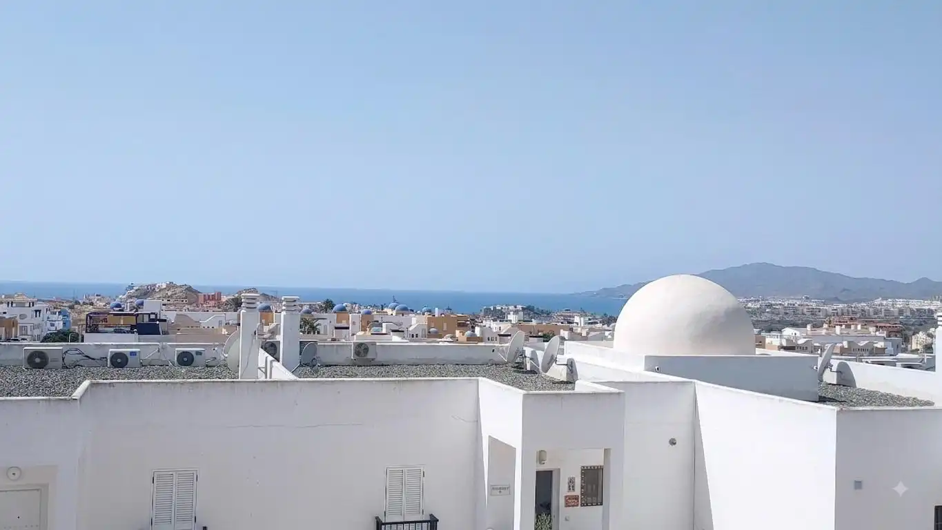 Vista exterior de Planta baja en venta en Pulpí con Aire acondicionado, Jardín privado y Terraza