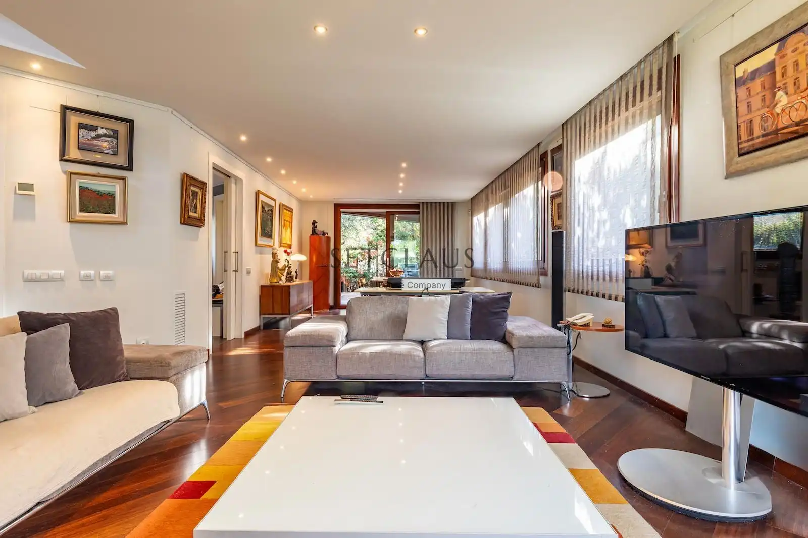 Sala d'estar de Casa o xalet en venda en Cabrera de Mar amb Aire condicionat, Calefacció i Jardí privat