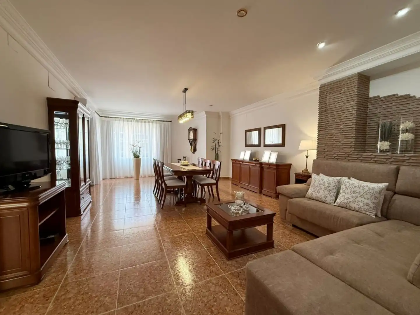 Sala d'estar de Apartament en venda en Teulada amb Aire condicionat, Calefacció i Traster