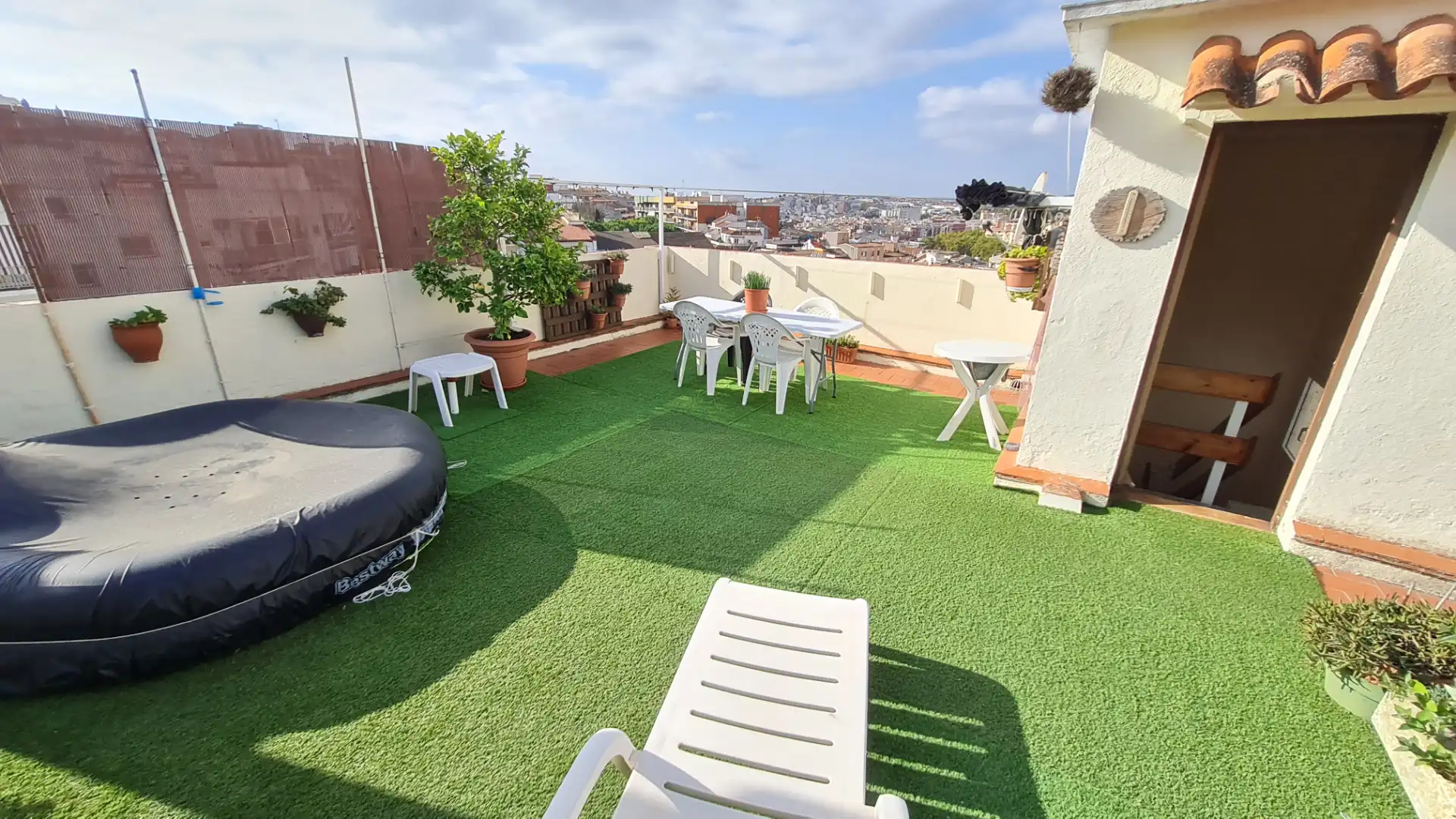 Terrasse von Maisonette zum Verkauf in Blanes mit Heizung, Terrasse und Balkon