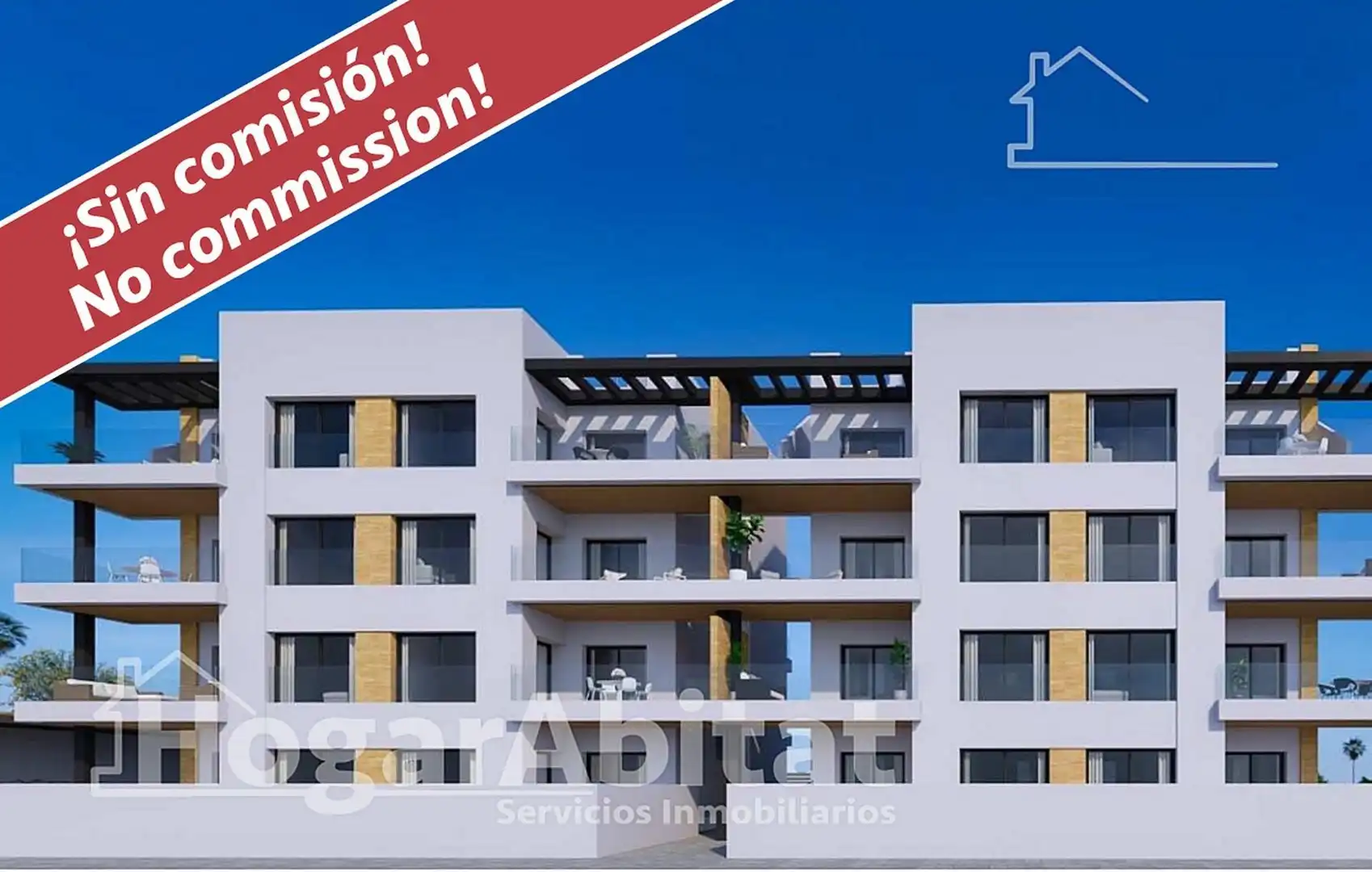 Flat with pool for sale in T1