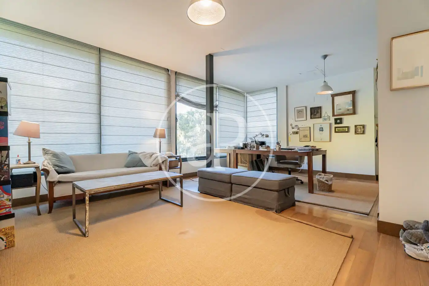Living room of Houses for sale in Boadilla del Monte  with Air Conditioner, Heating and Private garden