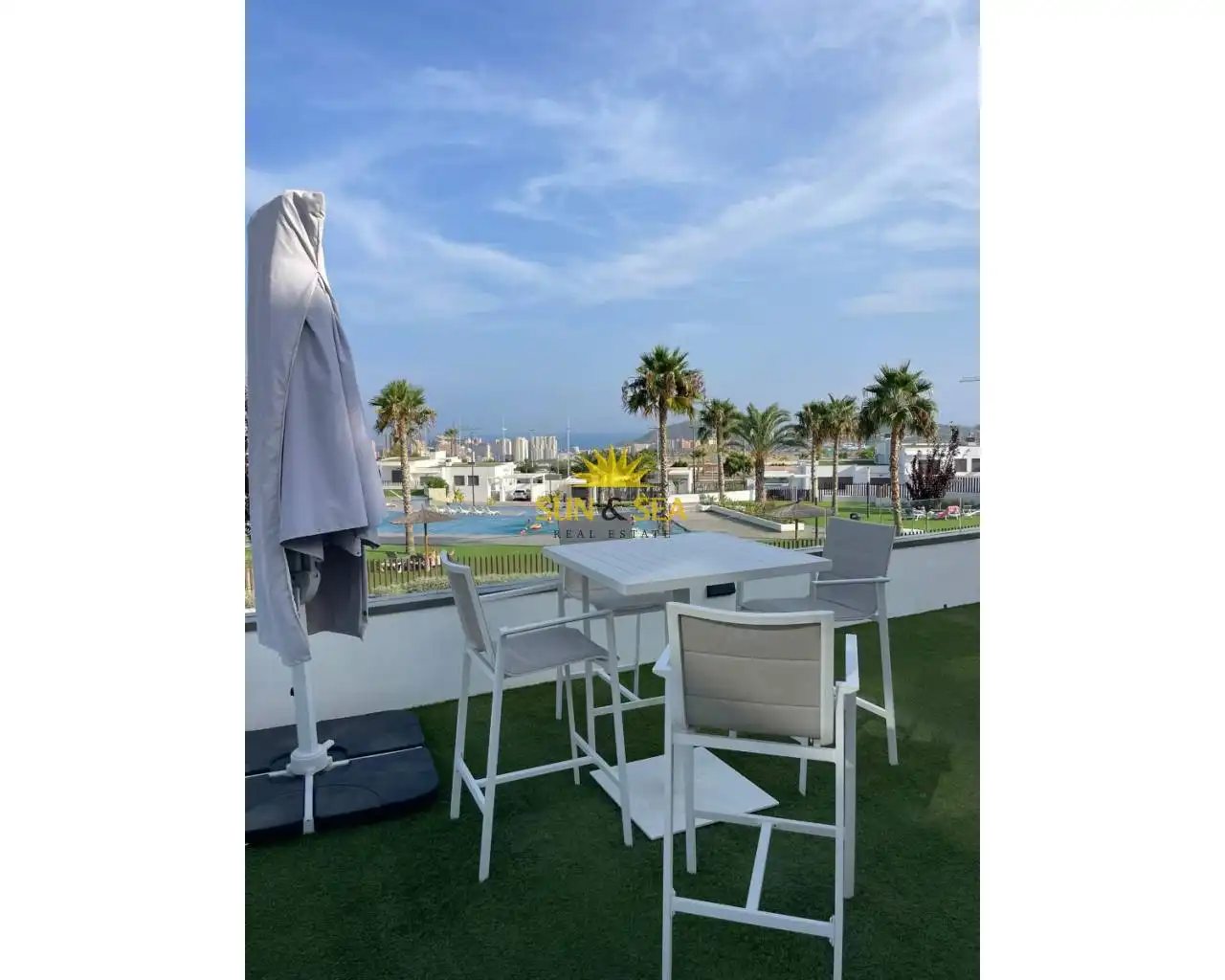 Terrace of Apartments for rent in Finestrat  with Air Conditioner, Heating and Terrace