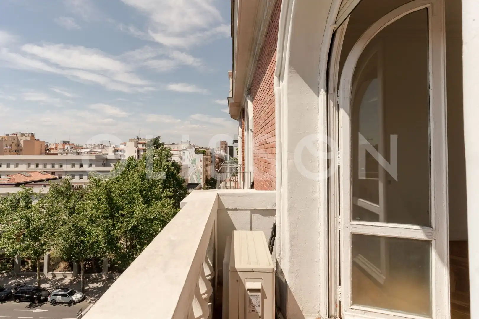 Balcony of Flat for sale in Madrid  with Air Conditioner, Heating and Storage room
