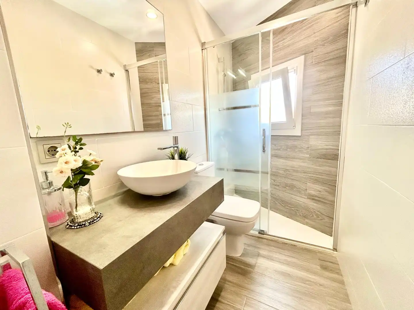 Badezimmer von Wohnung zum Verkauf in El Ejido mit Klimaanlage, Heizung und Terrasse