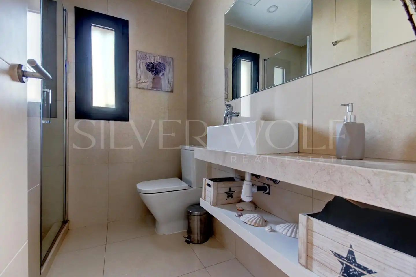Bathroom of Houses for sale in Sant Pere de Ribes  with Air Conditioner, Private garden and Storage room