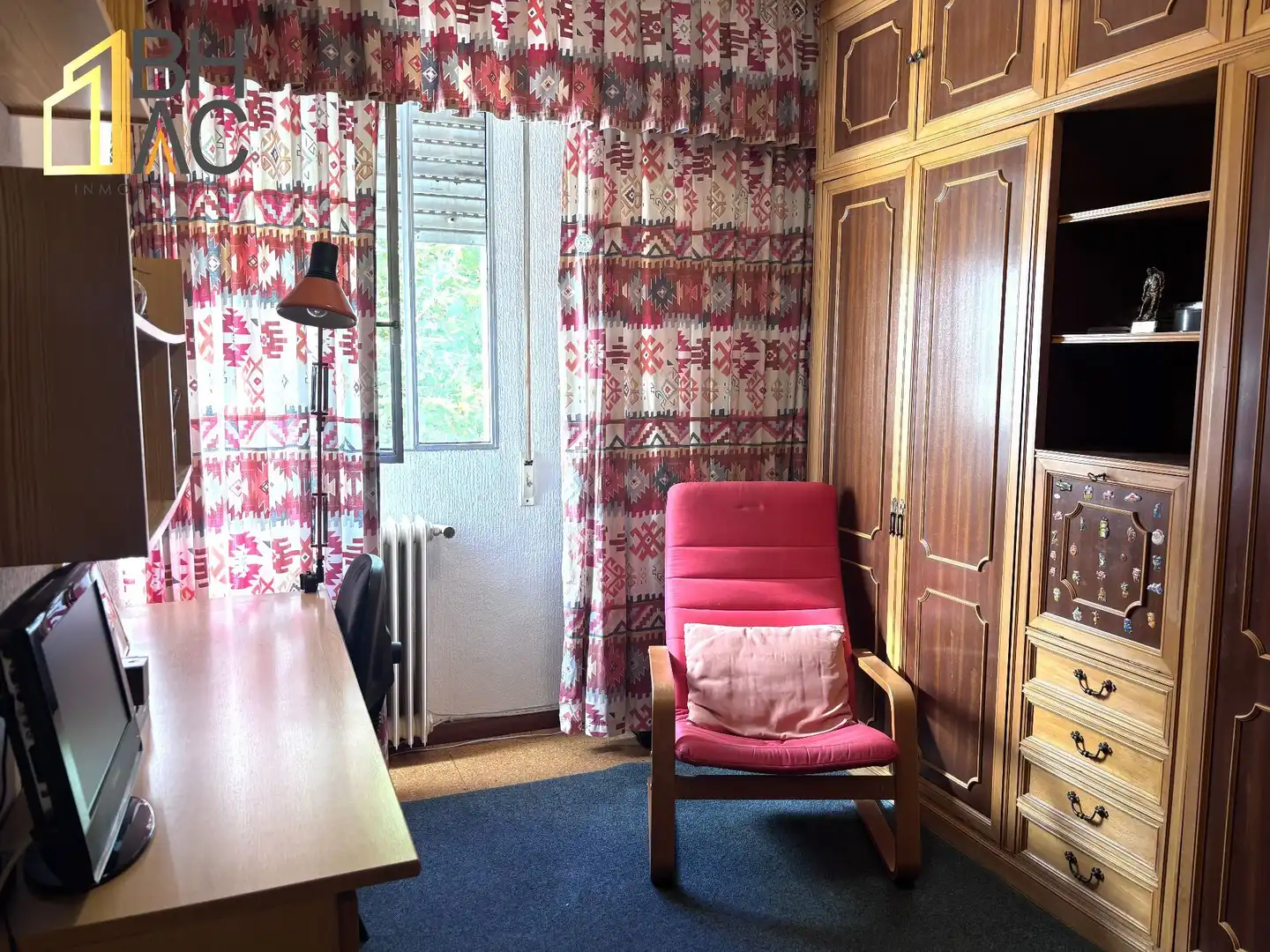 Bedroom of Flat for sale in Madrid  with Air Conditioner and Heating
