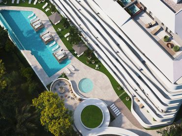 Attique avec piscine à vendre à Los Boliches
