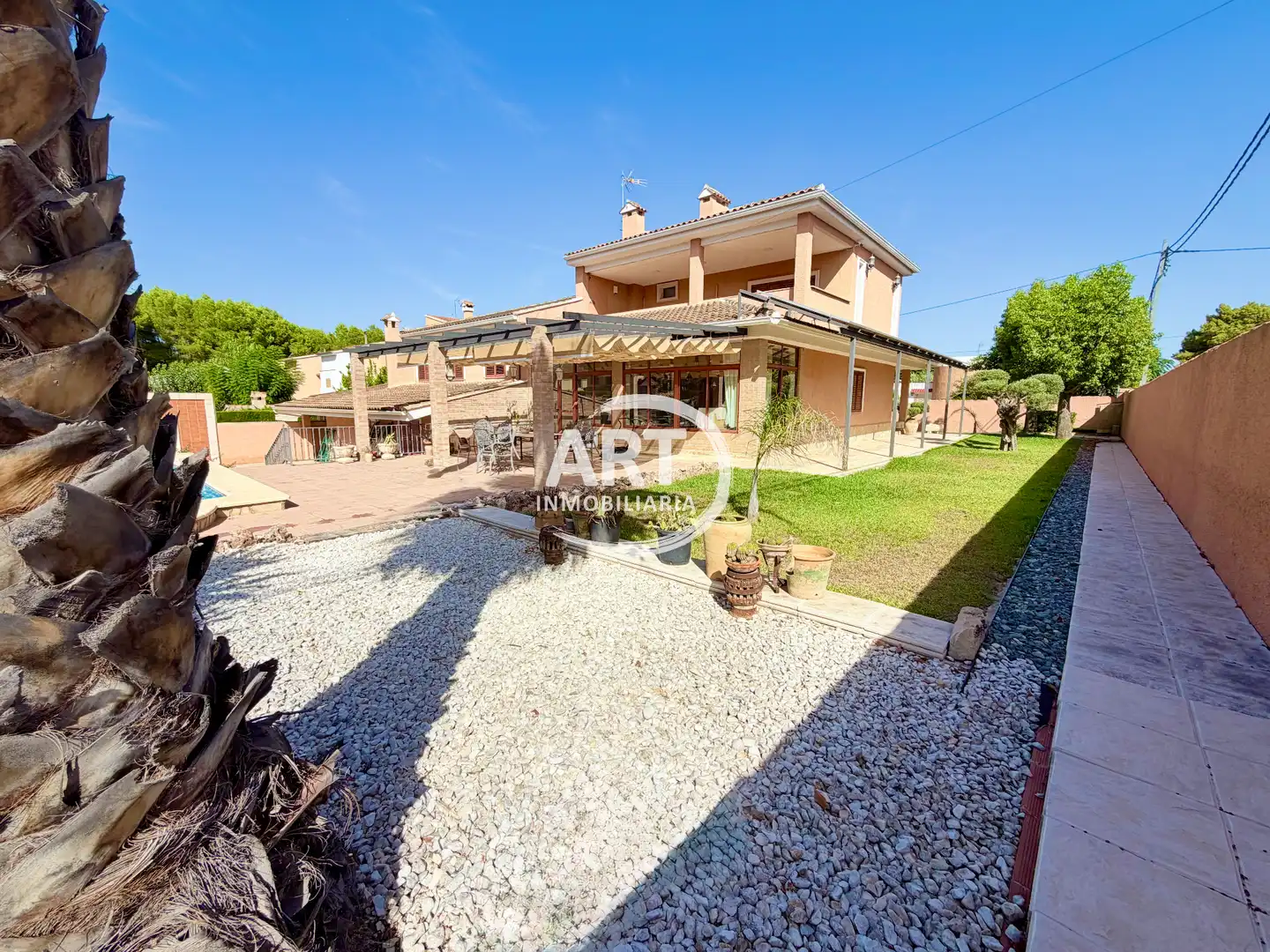 Garden of Houses for sale in Riba-roja de Túria  with Air Conditioner, Heating and Private garden