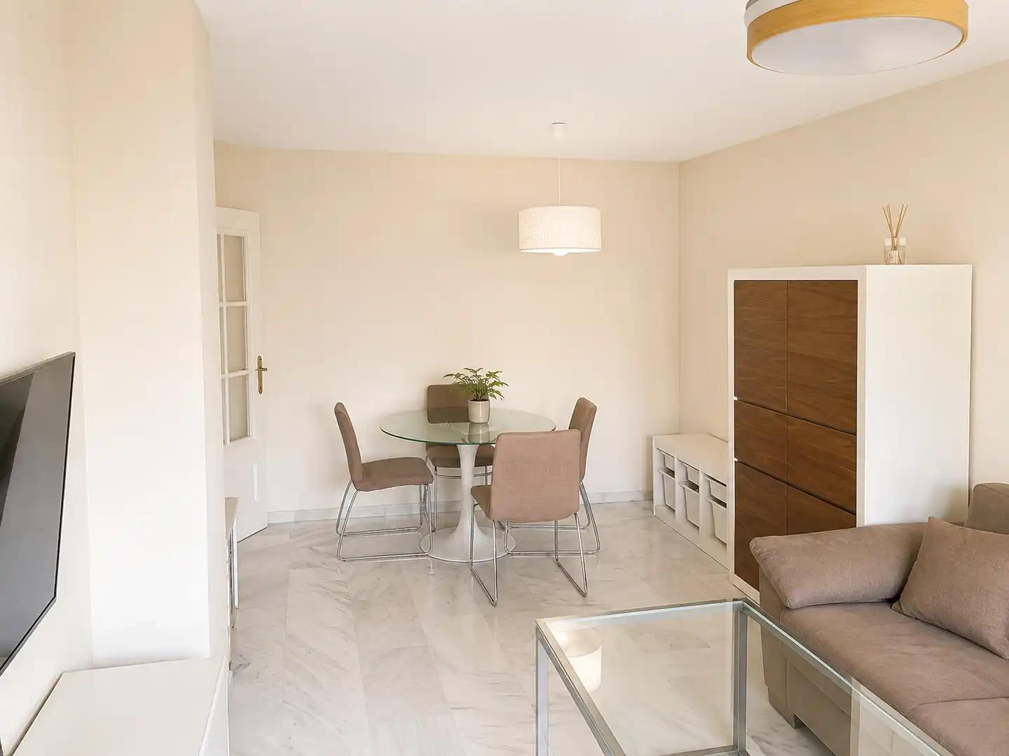 Dining room of Flat for sale in Málaga  with Air Conditioner, Private garden and Terrace