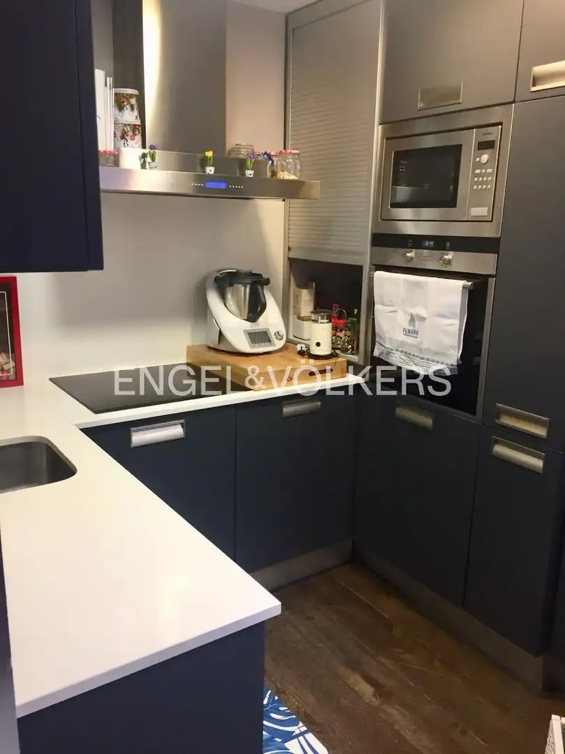Küche von Wohnung zum Verkauf in Madrid mit Klimaanlage, Heizung und Parkett
