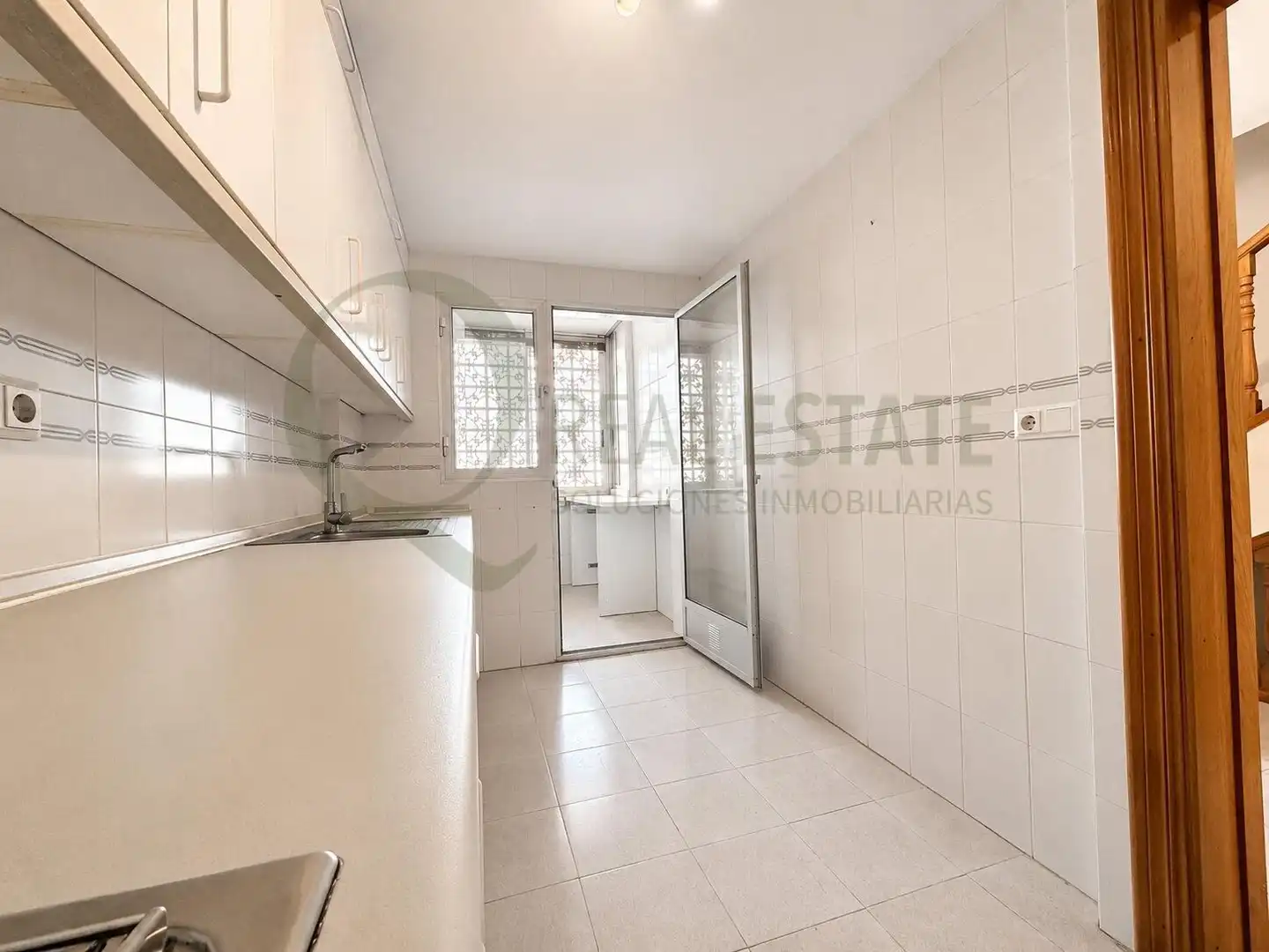 Cocina de Casa adosada en venta en Alicante / Alacant con Calefacción, Jardín privado y Terraza