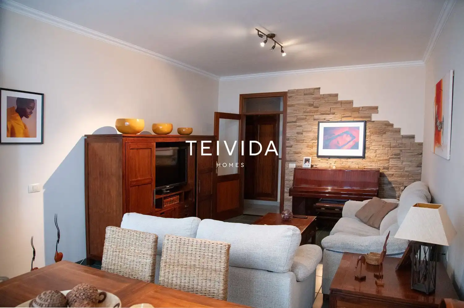 Sala de estar de Piso en venta en Guía de Isora con Terraza y Trastero