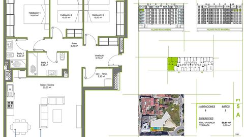Foto 3 de Piso en venta en Rúa Ludeiro, 5, A Parda, Pontevedra Capital