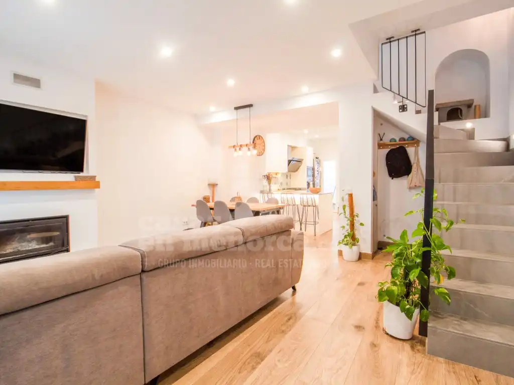 Sala d'estar de Casa o xalet en venda en Maó - Mahón amb Aire condicionat i Terrassa