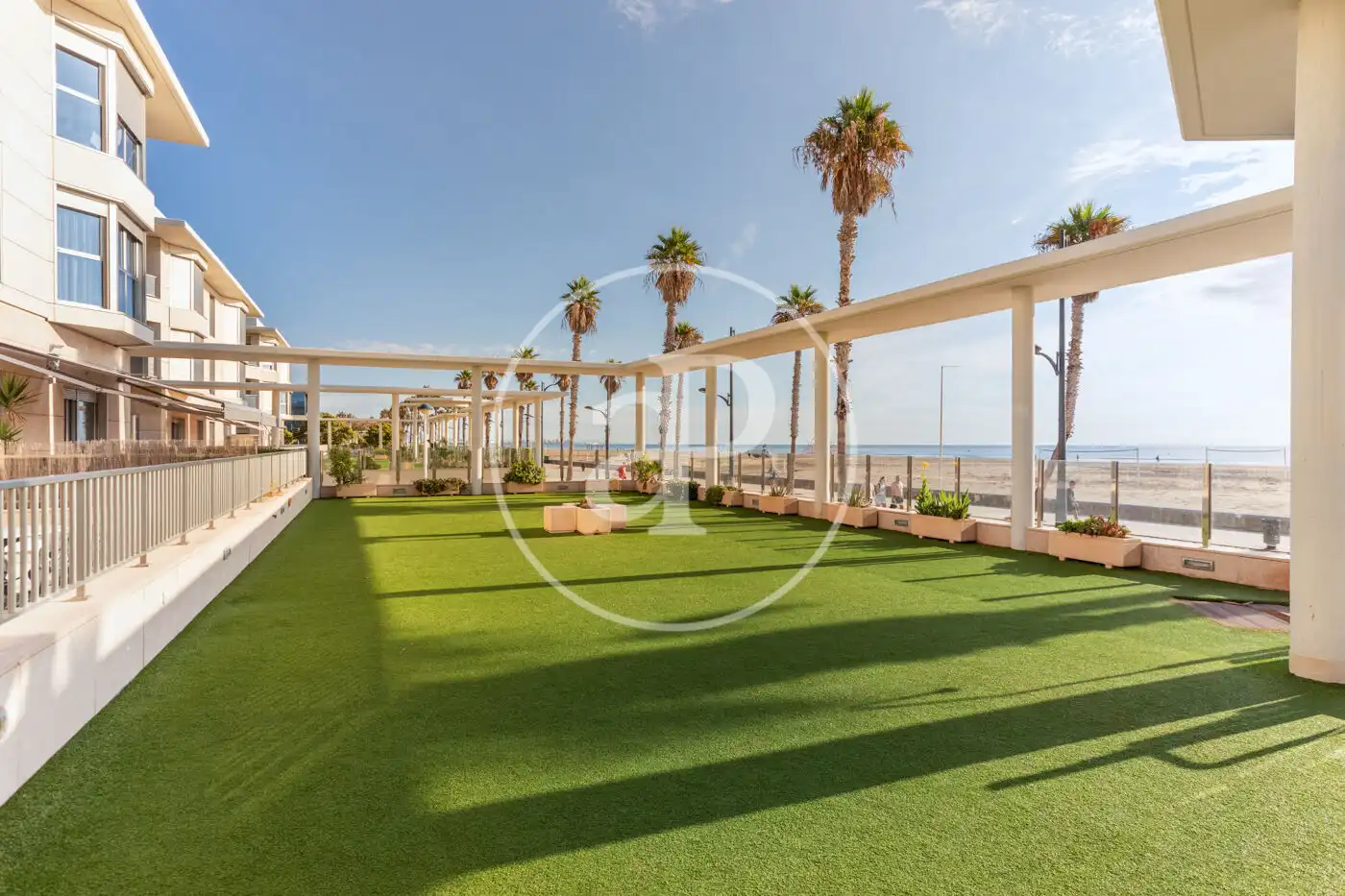 Terraza de Piso en venta en Alboraya con Aire acondicionado, Calefacción y Jardín privado