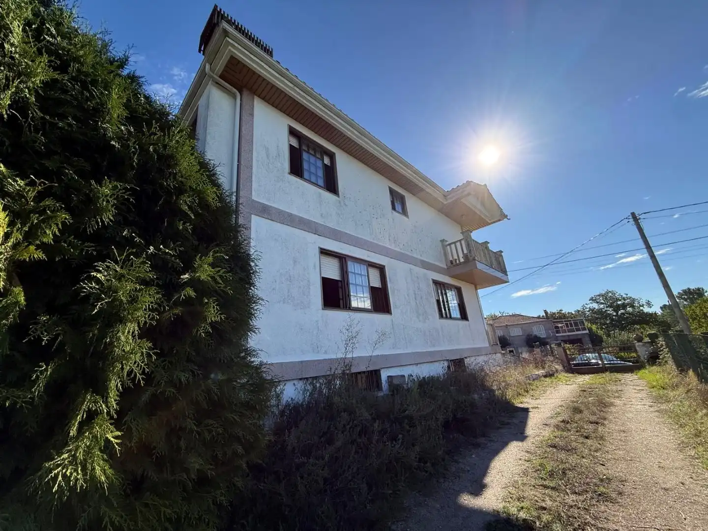 Vista exterior de Casa o chalet en venta en O Bolo  con Calefacción, Jardín privado y Parquet