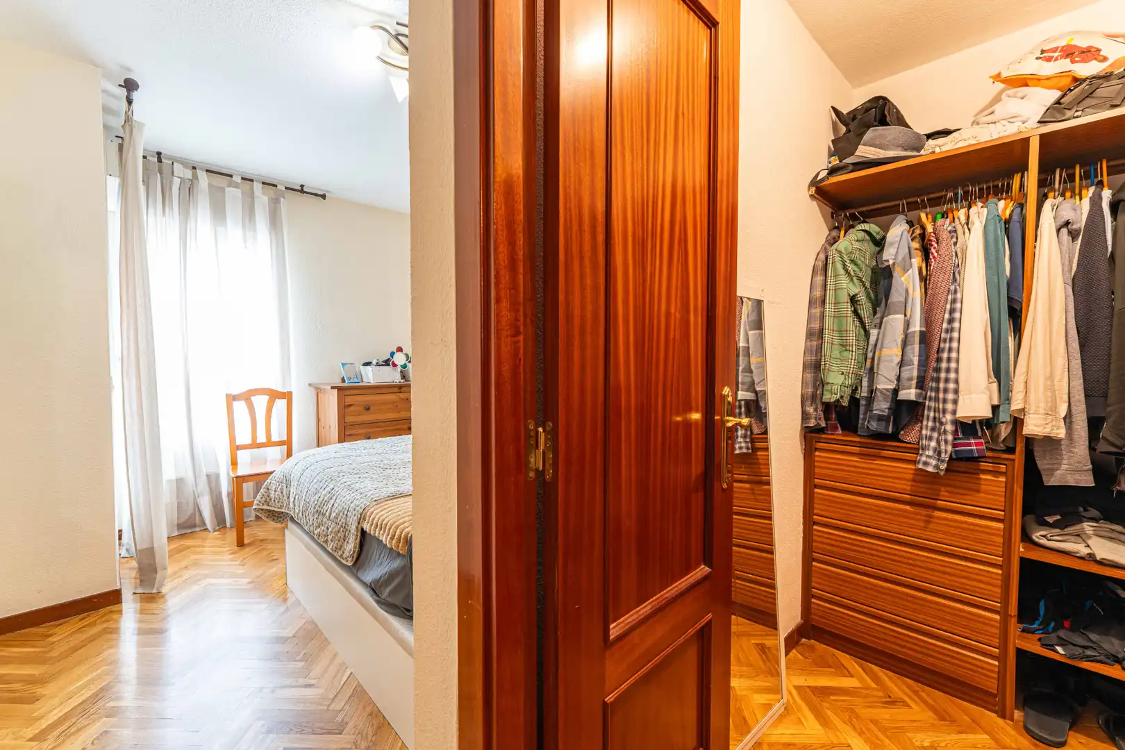 Bedroom of Houses for sale in Moralzarzal  with Heating, Parquet flooring and Oven