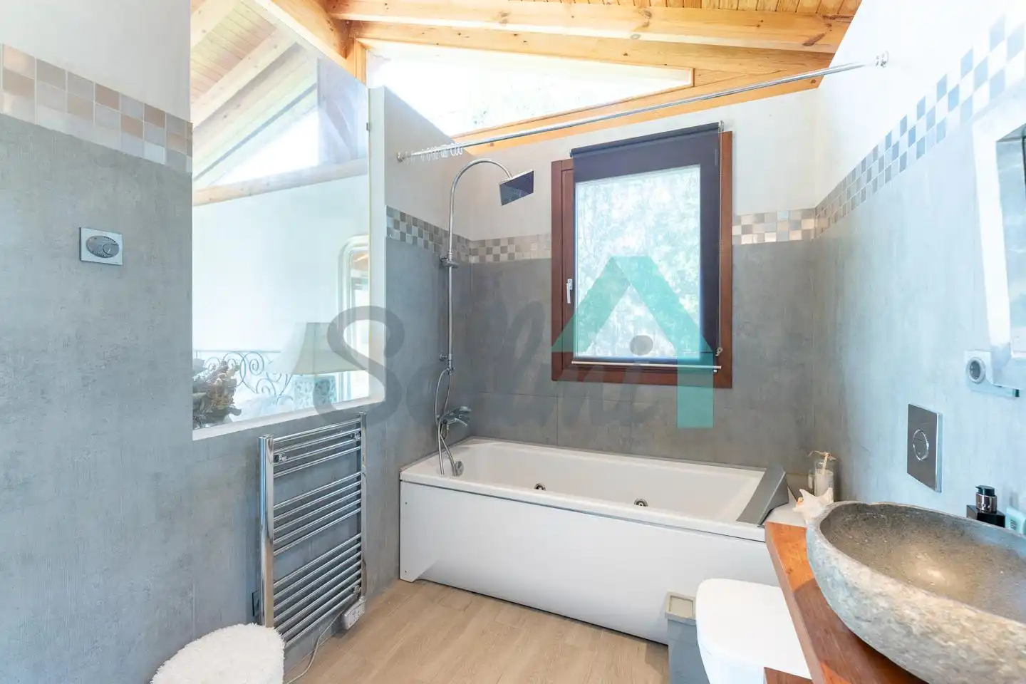 Baño de Casa o chalet de alquiler en Villaviciosa con Calefacción, Jardín privado y Terraza