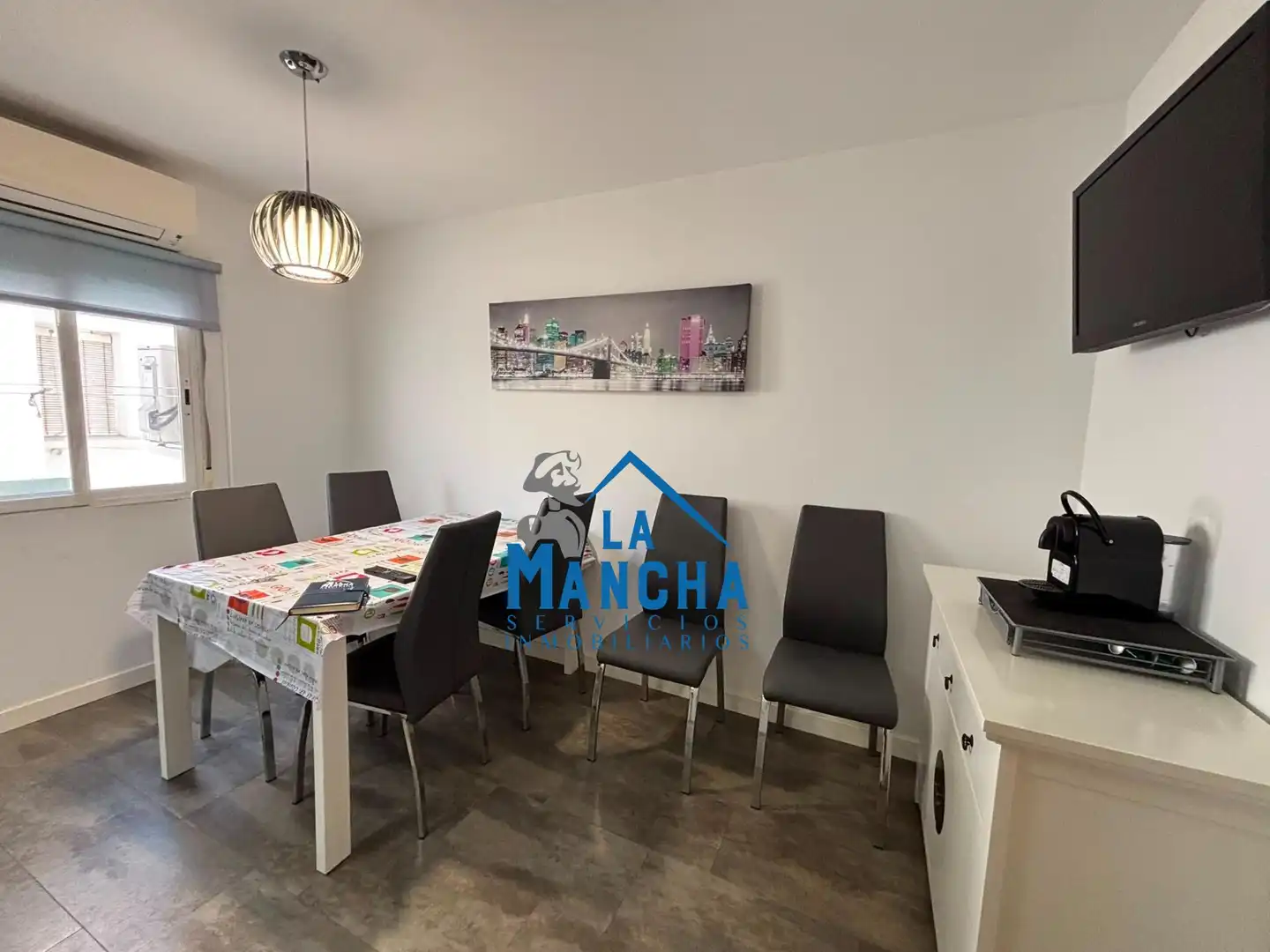 Dining room of Flat for sale in Albacete  with Air Conditioner, Heating and Furnished