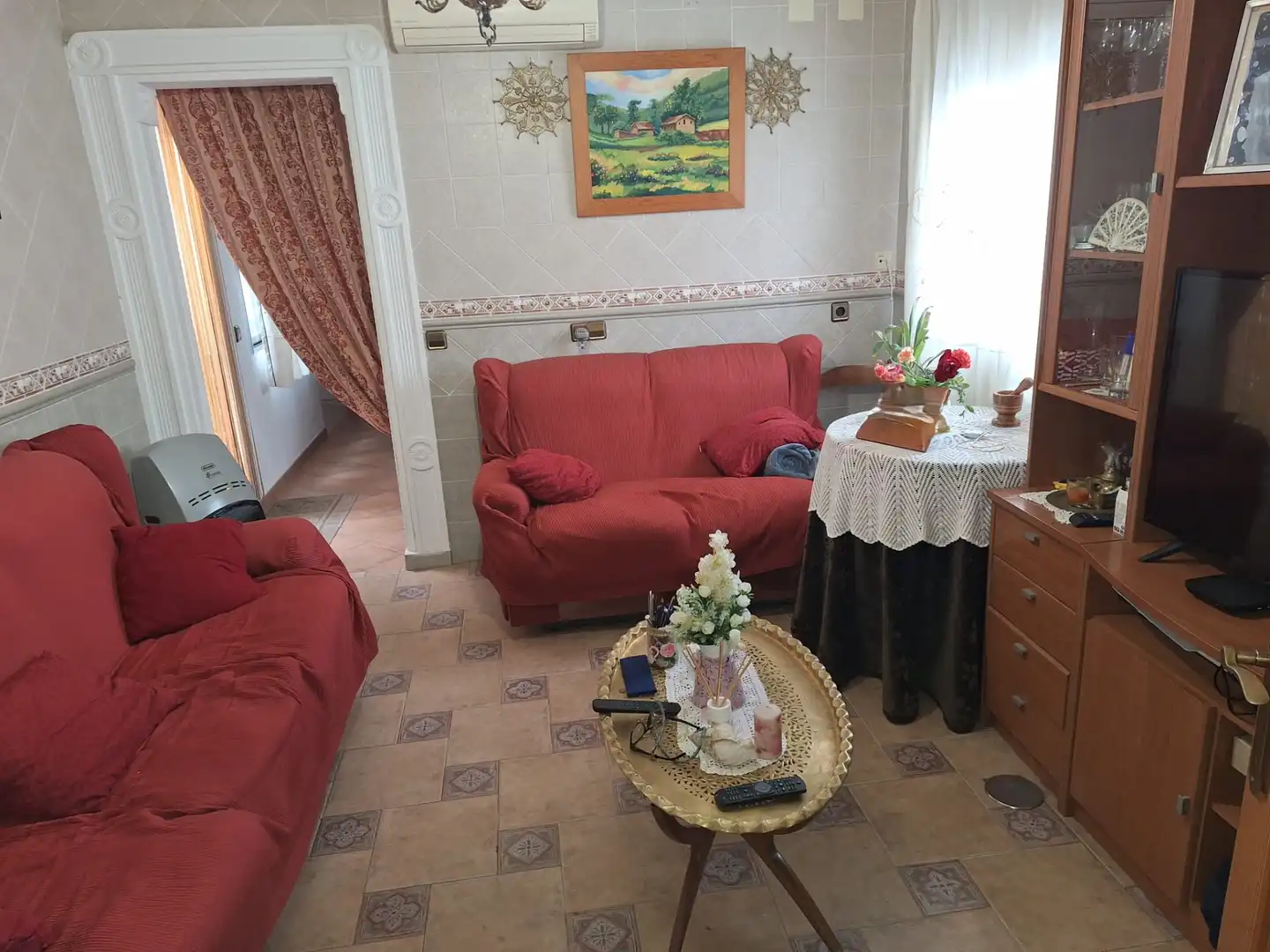 Sala de estar de Casa o chalet en venta en Alicante / Alacant con Aire acondicionado, Jardín privado y Terraza