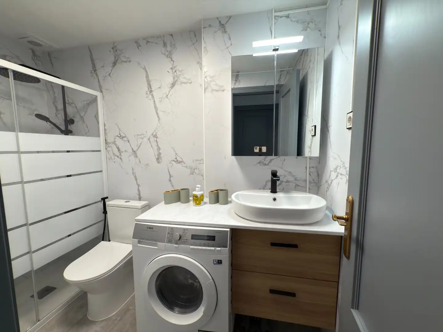 Baño de Casa o chalet de alquiler en Santa Pola con Aire acondicionado, Calefacción y Terraza