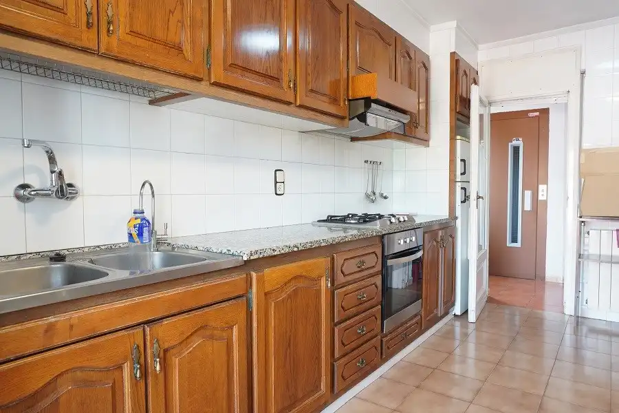 Cuina de Casa o xalet en venda en Sant Joan Les Fonts amb Aire condicionat, Calefacció i Terrassa