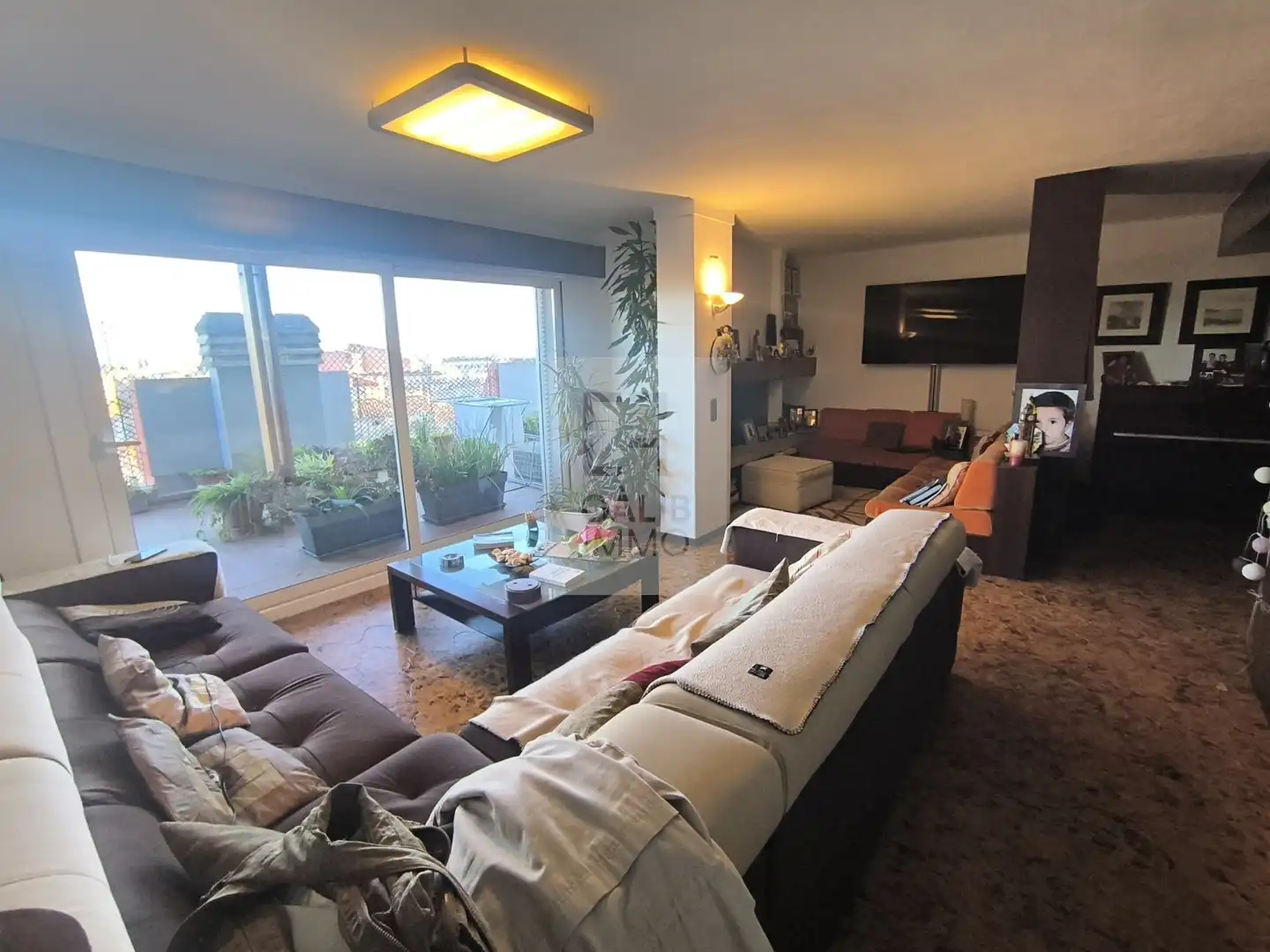 Sala d'estar de Àtic en venda en Figueres amb Aire condicionat, Calefacció i Terrassa