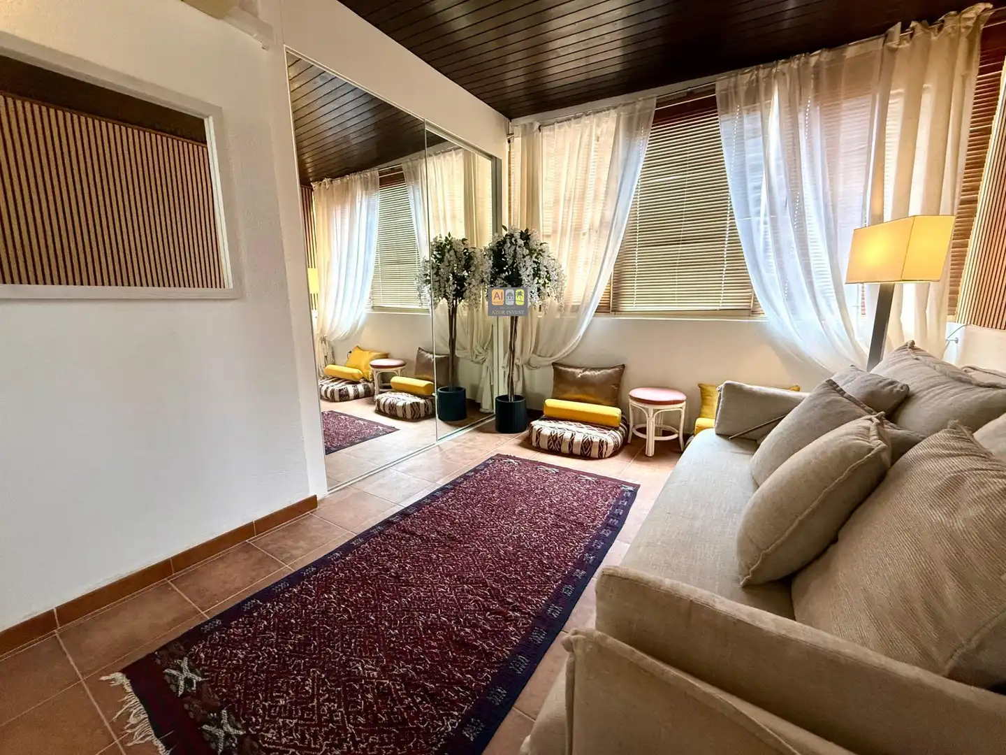 Sala d'estar de Casa o xalet en venda en La Nucia amb Aire condicionat, Calefacció i Jardí privat