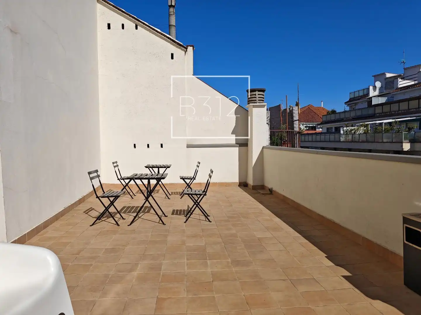 Terraza de Oficina de alquiler en Les Corts