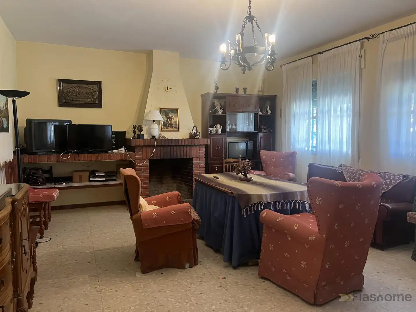Sala de estar de Casa o chalet en venta en Santa Amalia con Terraza y Piscina