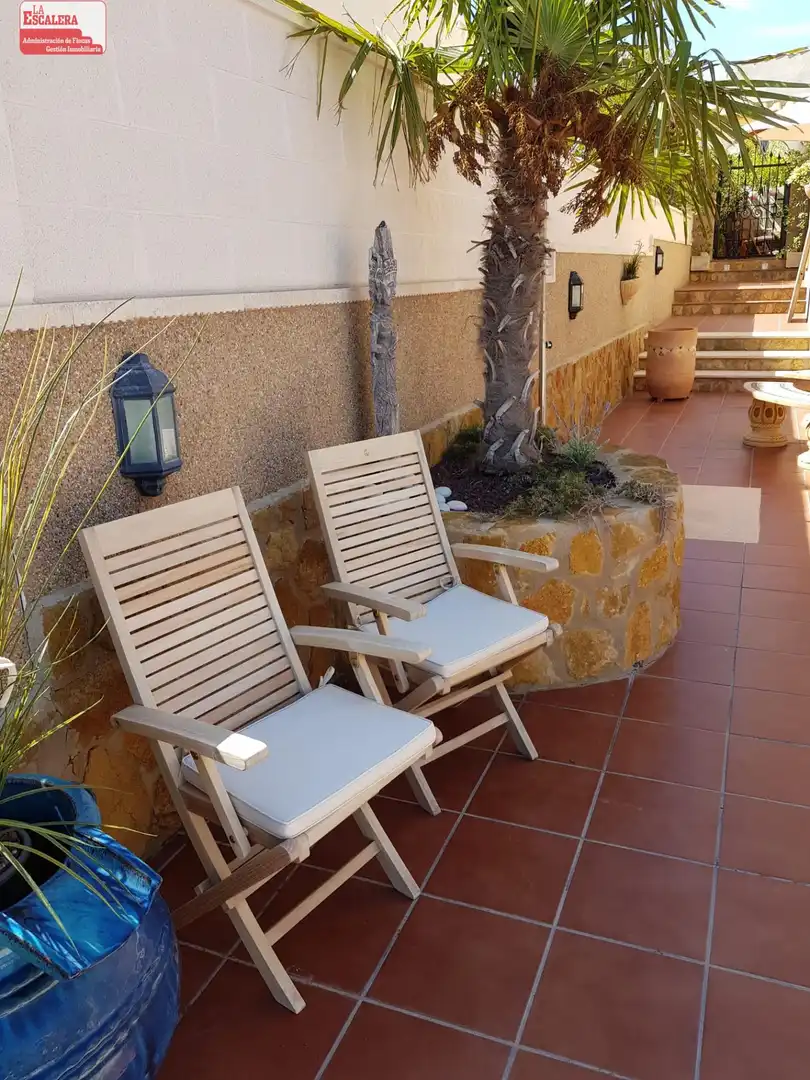 Terraza de Casa o chalet en venta en Castalla con Aire acondicionado, Calefacción y Jardín privado