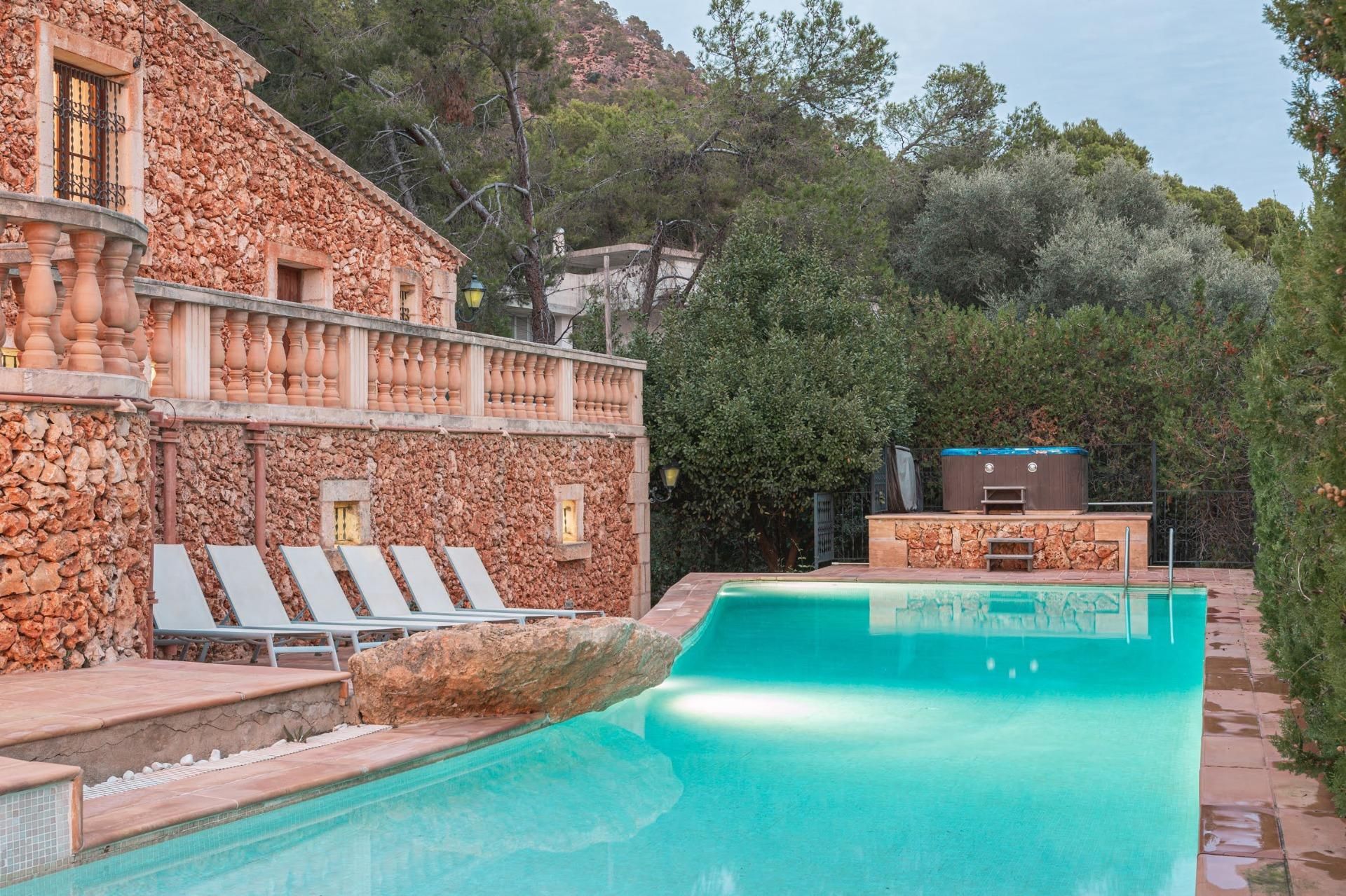 Piscina de Casa o xalet de lloguer en Son Servera amb Calefacció, Jardí privat i Terrassa