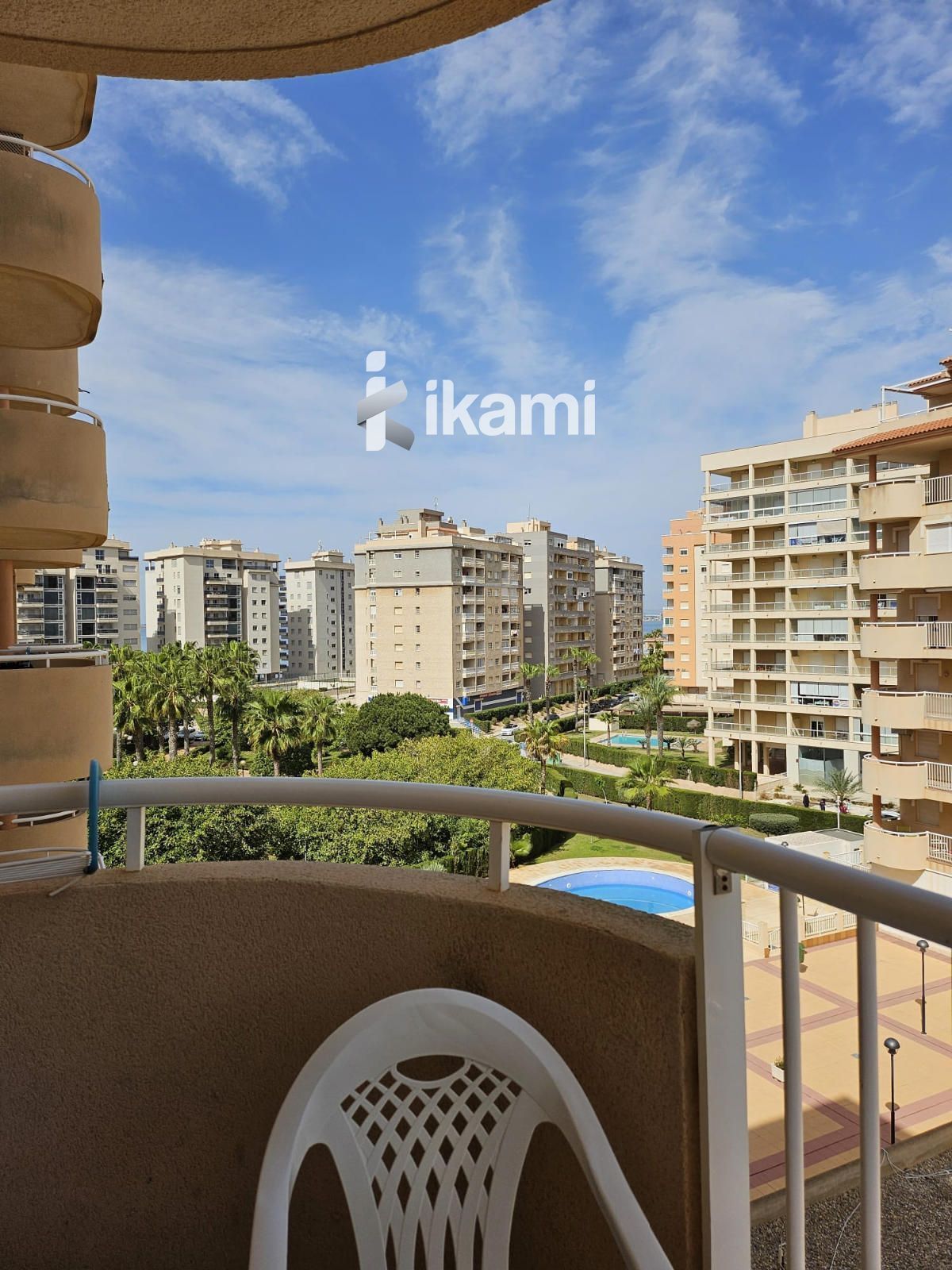 Exterior view of Flat for sale in La Manga del Mar Menor  with Heating, Terrace and Swimming Pool