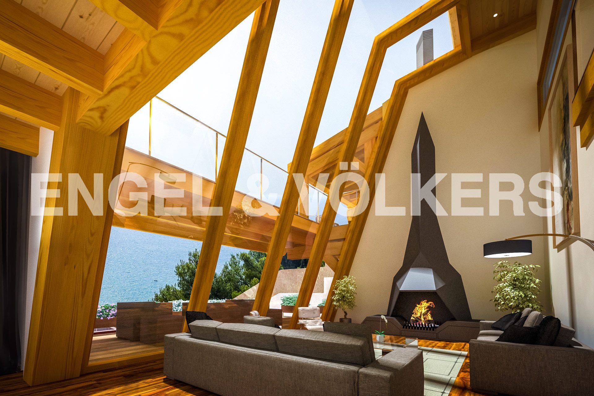 Living room of House or chalet for sale in Castelldefels  with Air Conditioner, Heating and Private garden