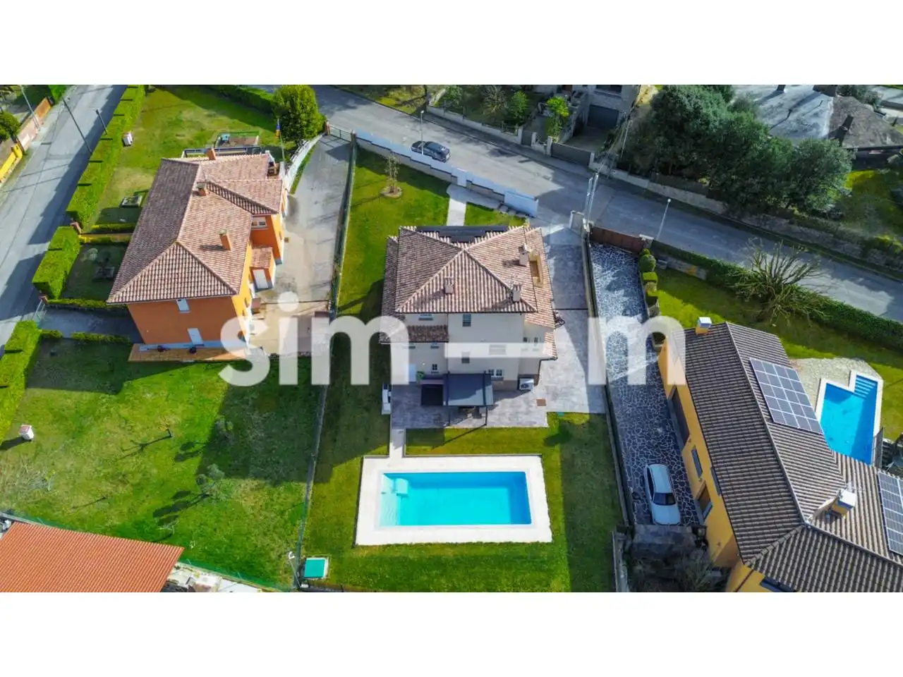 Vista exterior de Casa o xalet en venda en Taradell amb Aire condicionat, Calefacció i Jardí privat