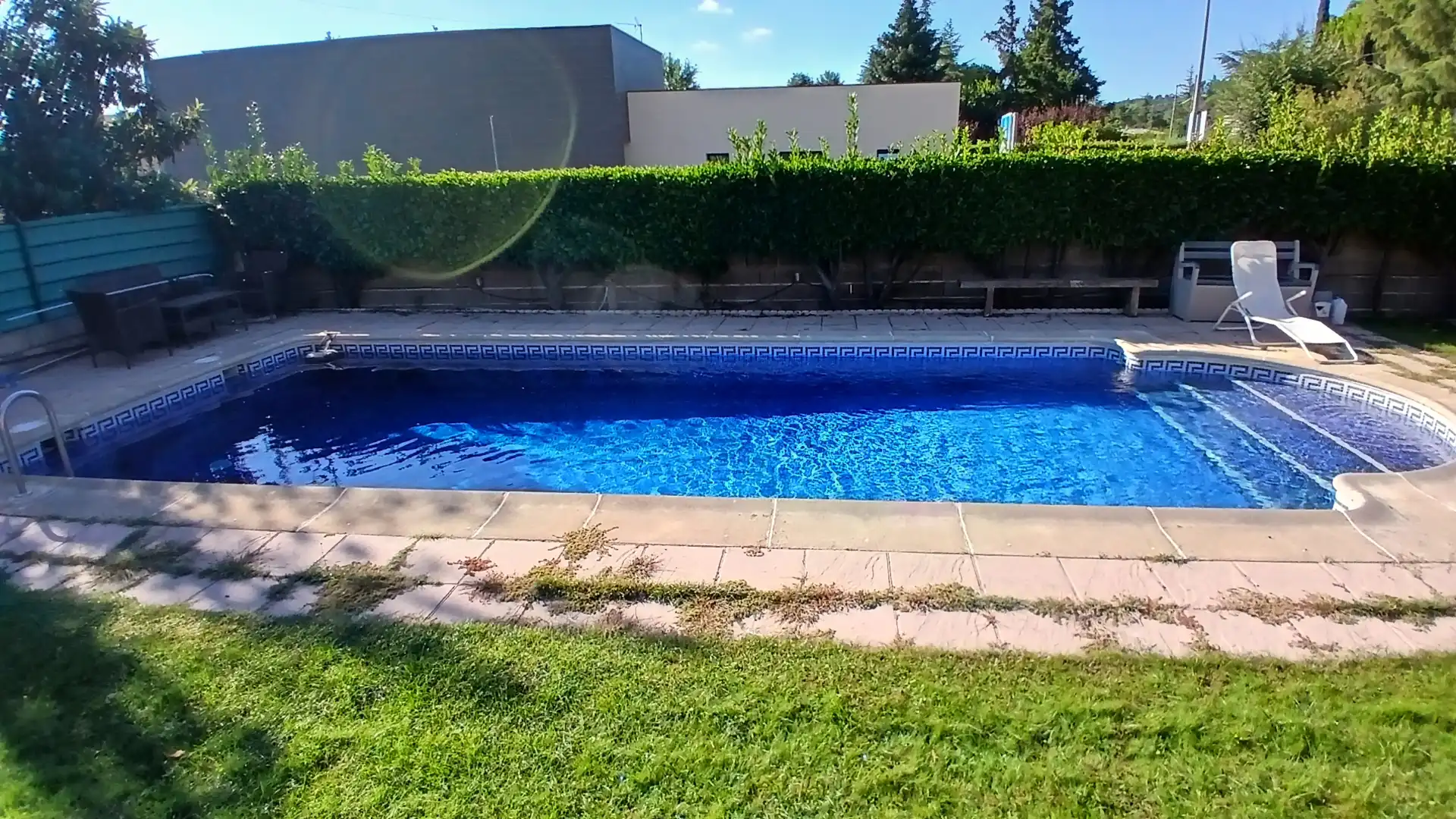 Piscina de Casa o xalet en venda en Collado Villalba amb Calefacció, Jardí privat i Terrassa