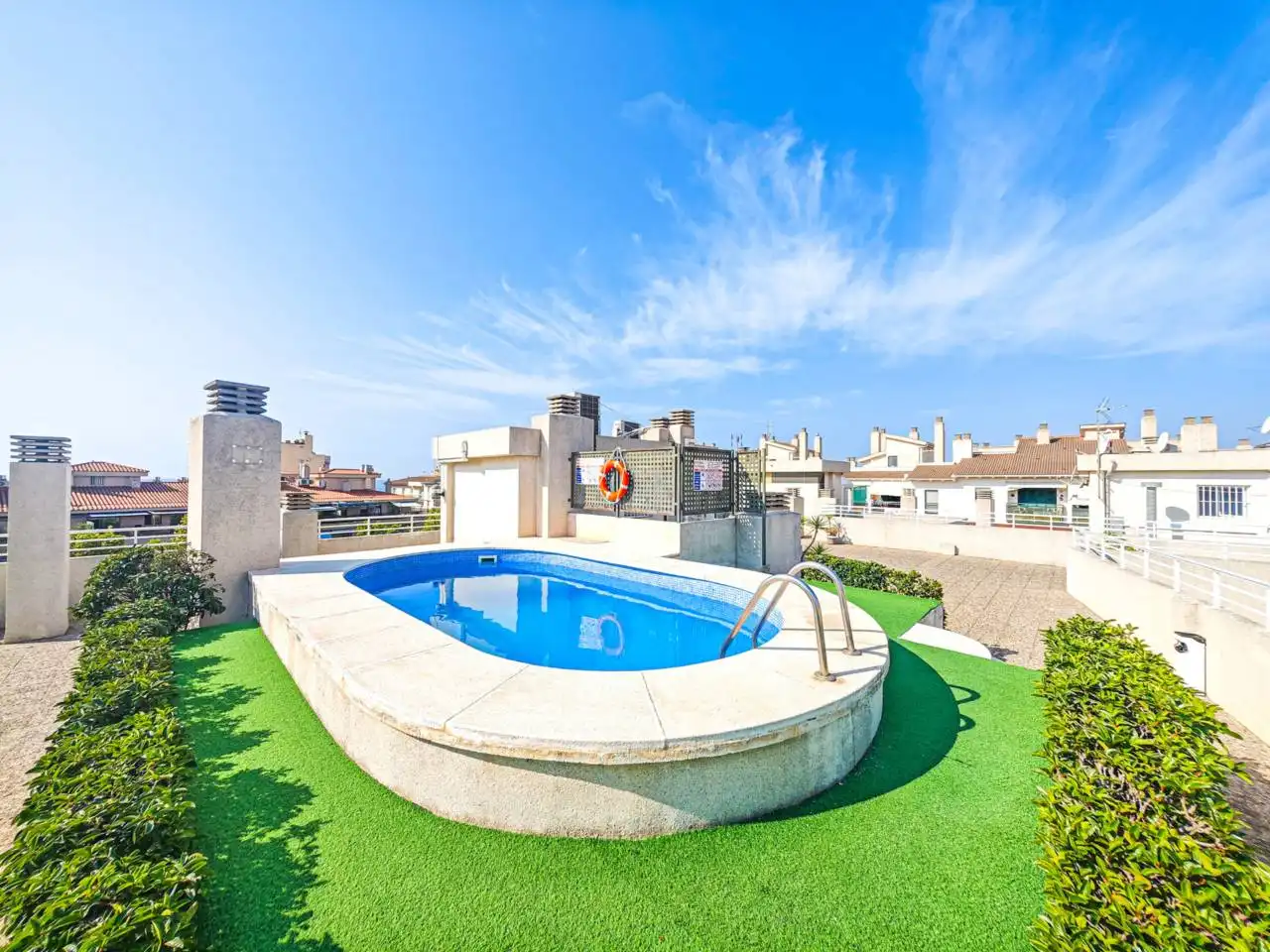 Piscina de Pis de lloguer en Cambrils amb Aire condicionat, Calefacció i Terrassa